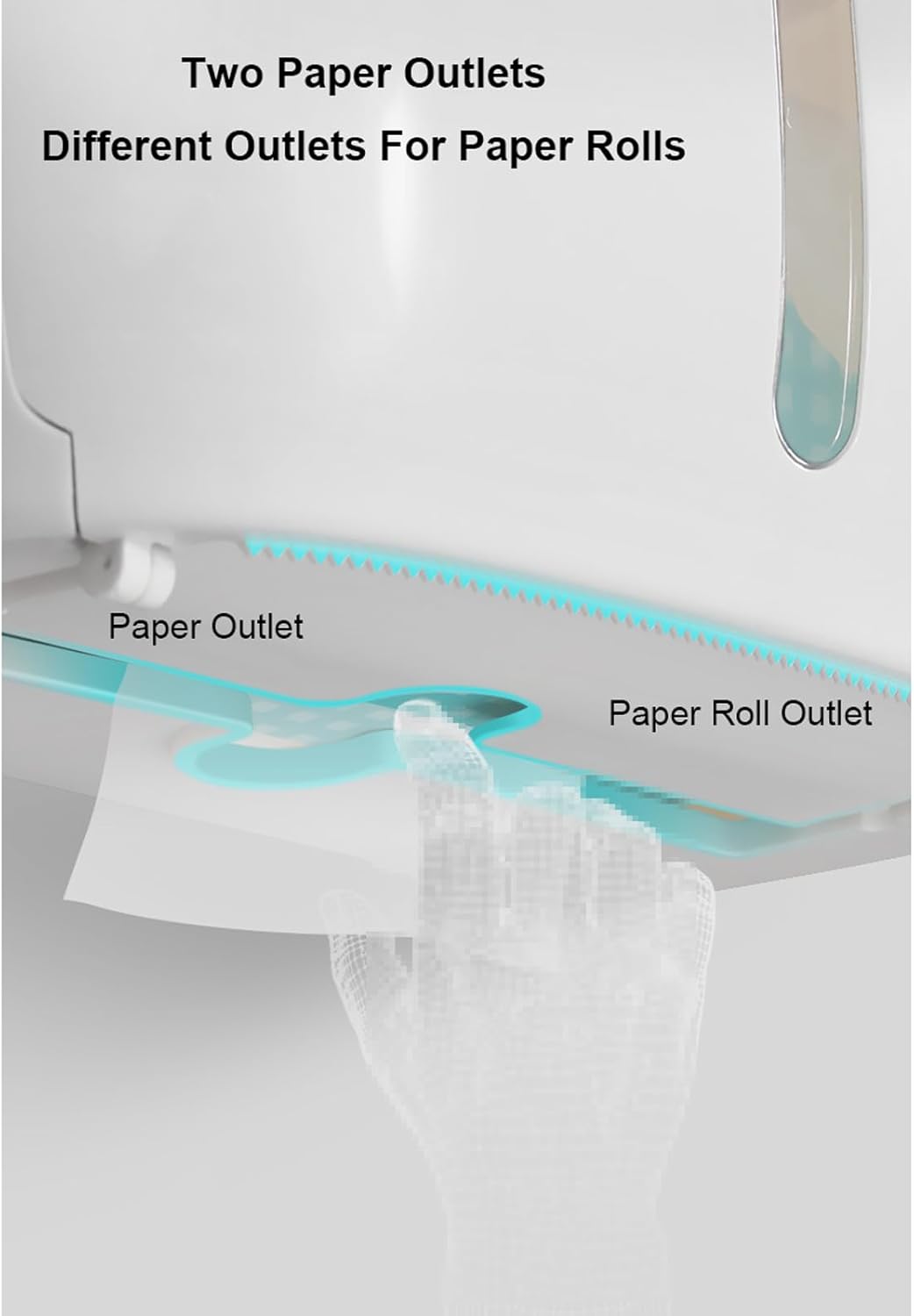 Space-Saving Commercial Paper Towel Dispenser