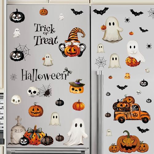 Halloween-Gespenst-Aufkleber, Halloween- -Spektral-Aufkleber, Halloween-Geister-Wandaufkleber, Halloween-Gastgeschenkaufkleber, Bastel-Aufkleber – Bild 6