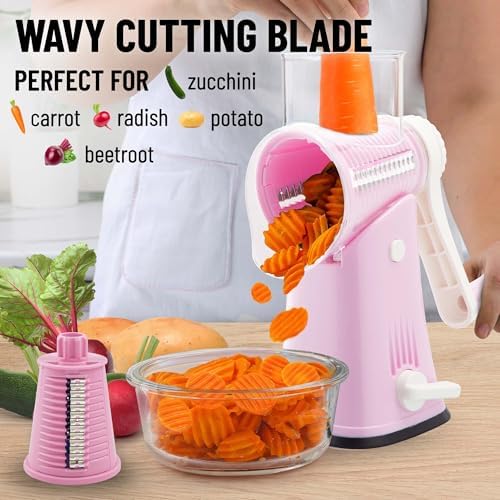 Zulay Kitchen Grater Easy to Use Stainless Steel for Busy Home Chefs