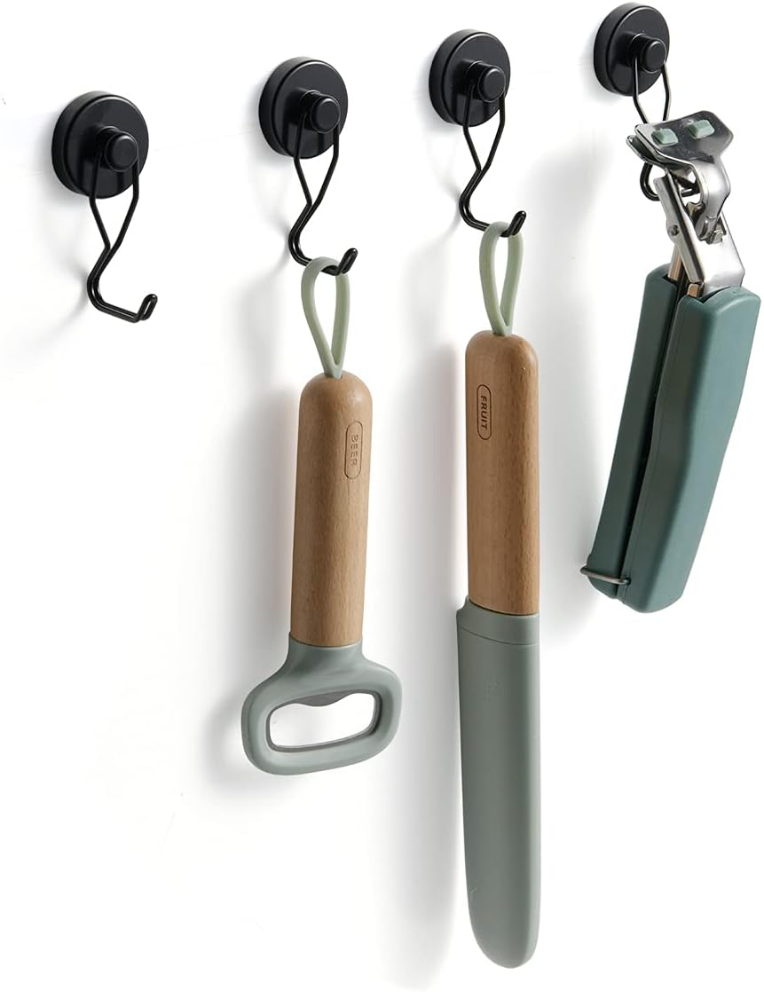 Tohoer 100LBS Neodymium Magnetic Hooks Heavy Duty