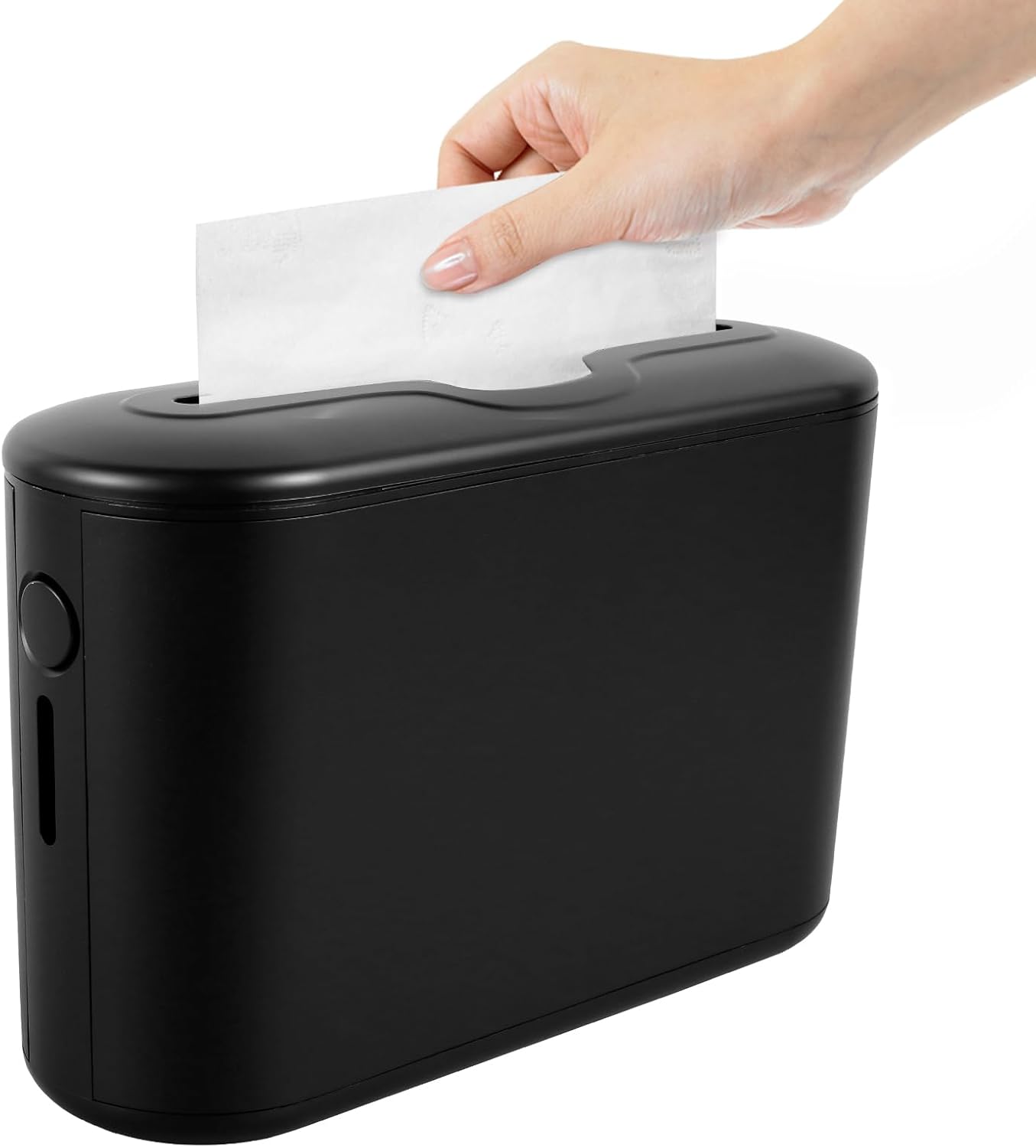 Large Non-Slip Counter Top Towel Dispenser with Smooth Release Black