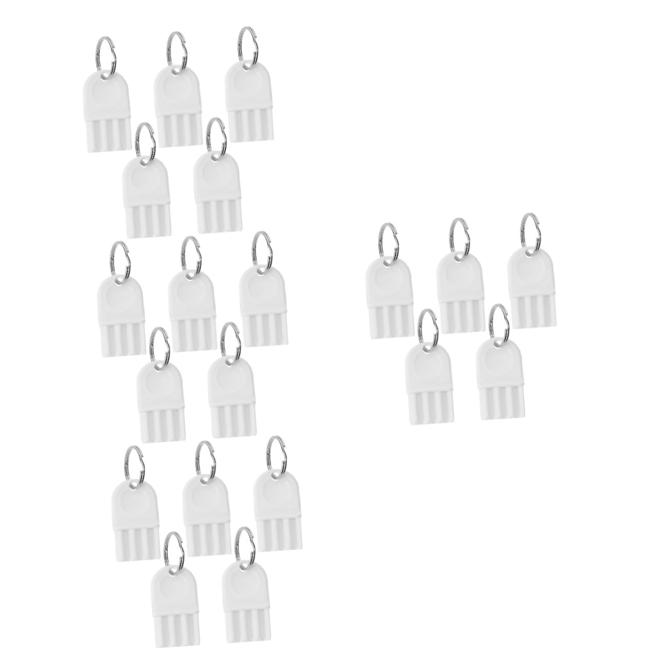 Garneck 20-Set Toilet Paper Dispenser Key Replacement Set Commercial