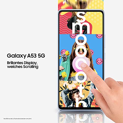 Samsung Galaxy A53 5G Enterprise Edition, 6,5 Zoll Android Smartphone, 128 GB, 5.000 mAh Akku, Business Handy, Smartphone ohne Vertrag, Awesome Black – Bild 5