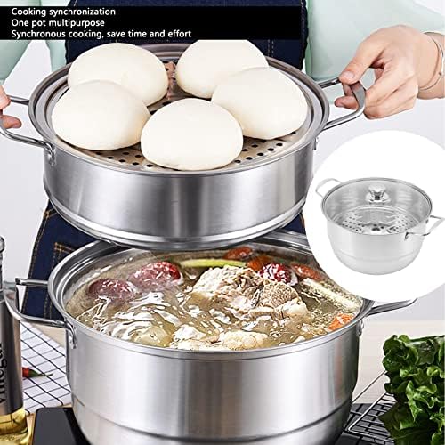 FLEXMAN Stainless Steel Saucepan with Glass Lid