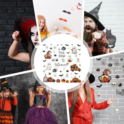 Halloween-Gespenst-Aufkleber, Halloween- -Spektral-Aufkleber, Halloween-Geister-Wandaufkleber, Halloween-Gastgeschenkaufkleber, Bastel-Aufkleber – Bild 3
