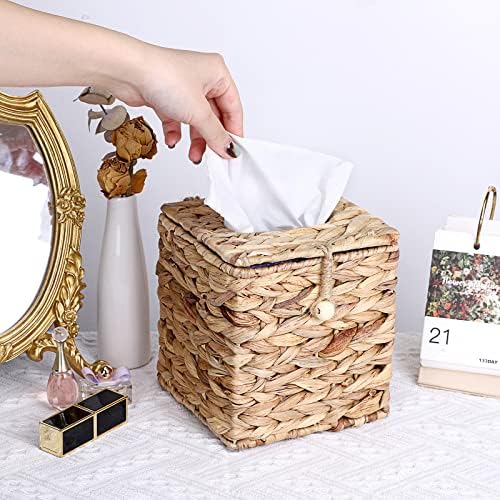 Sumnacon Tissue Box Cover Natural