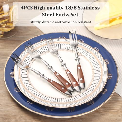 CherHomePastry Forks Set of 4