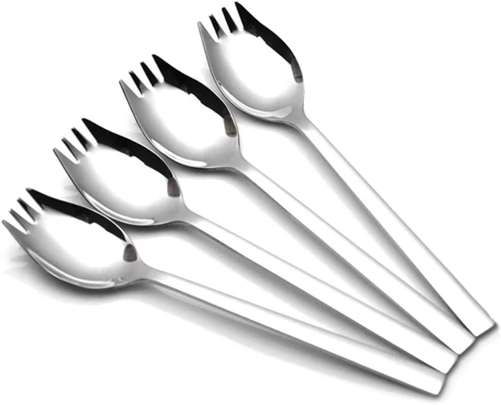 4 Pack Stainless Steel Sporks for Everyday Use