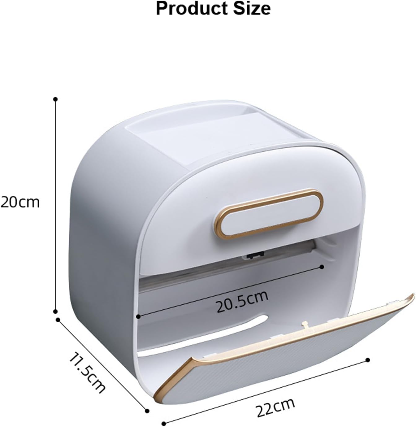 Space-Saving Wall-Mounted Multifold Paper Towel Dispenser