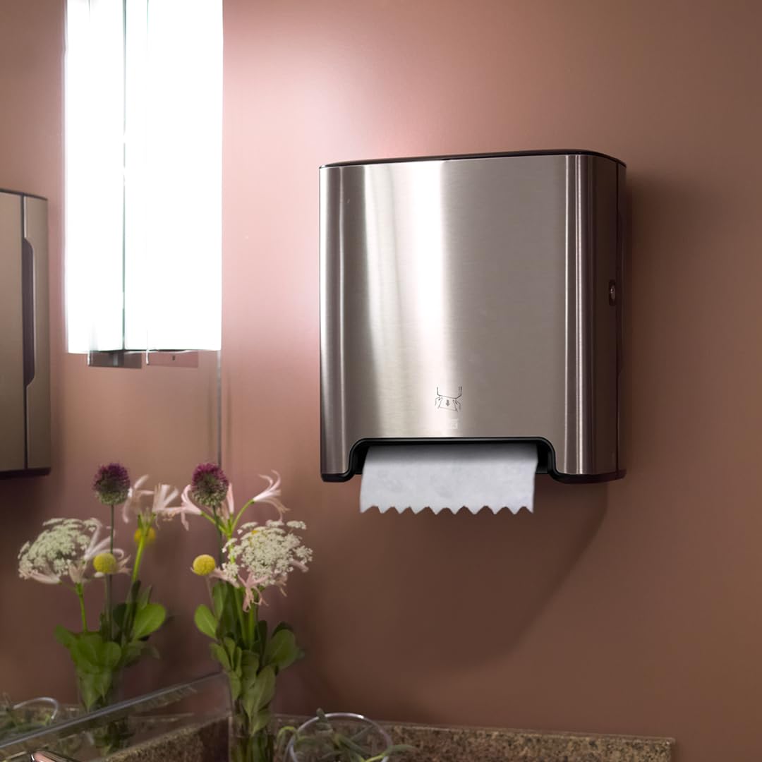 Tork One-Term Use Stainless Steel Dispenser Efficient Design