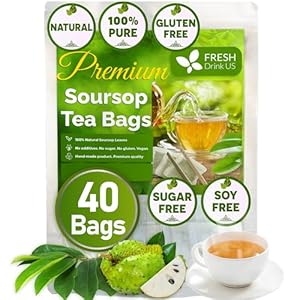 40 Premium Soursop Graviola Leaf Te...