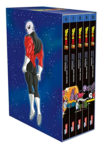 Dragon Ball Super Bände 6-10 im Sammelschuber mit Extra: Die Fortsetzung der Action-Manga-Serie ab 10 Jahren über epische Schlachten und kosmische Abenteuer