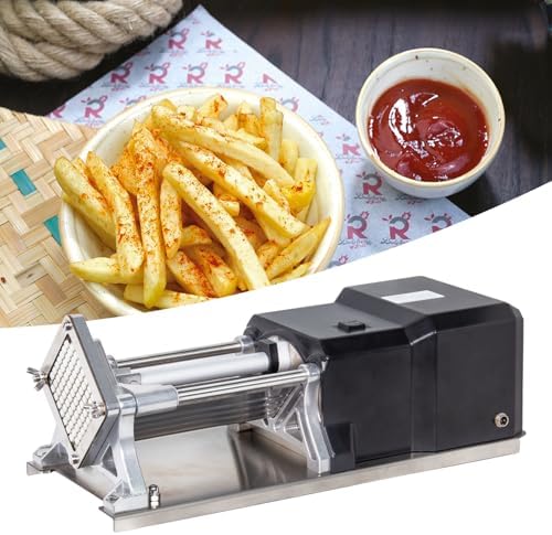 Electric French Fry Cutter Machine With 3 Sizes Stainless Steel Blades