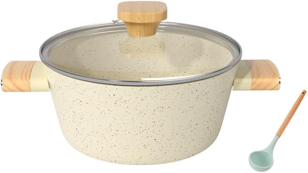 Non-Stick Stock Pot with Heat-Resistant Lid for Easy Cooking