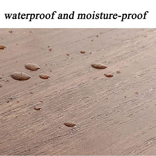 LAMEDOAT An der Wand montierter Klappschreibtisch, schwebender Klapptisch, montierter Schreibtisch für kleine Räume, platzsparender Hängetisch aus Holz für Schlafzimmer und Küche (Farbe: Natur, Größe – Bild 7