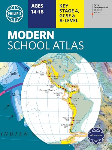 Philip's RGS Modern School Atlas: 100th edition (Philip's World Atlas)