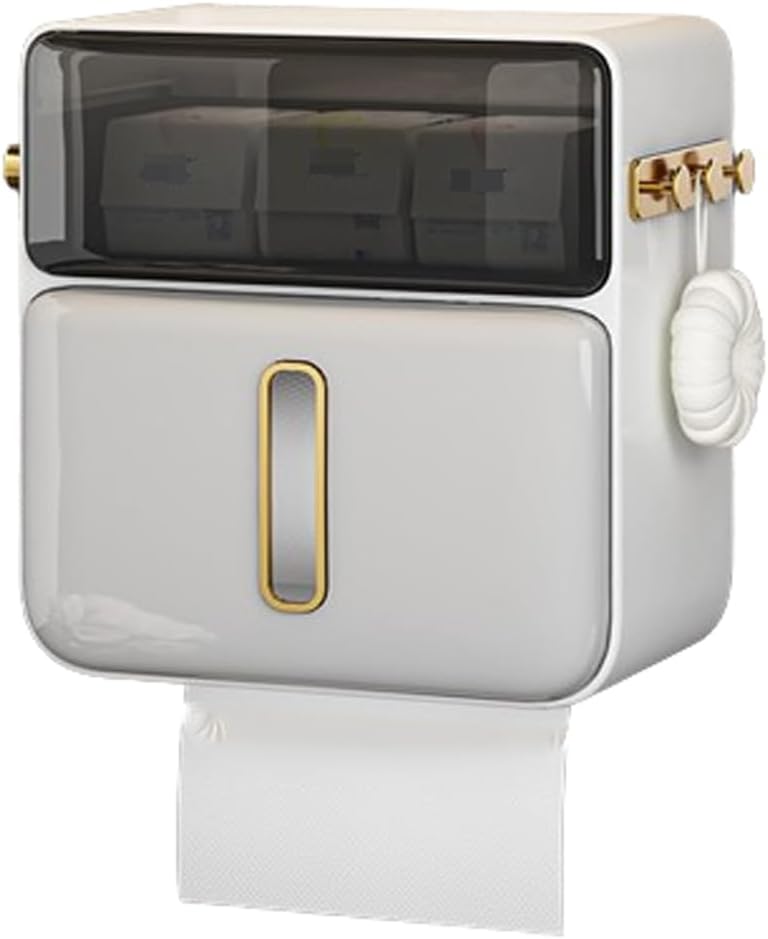 Commercial Paper Towel Dispenser with Drawer and Side Hooks 1