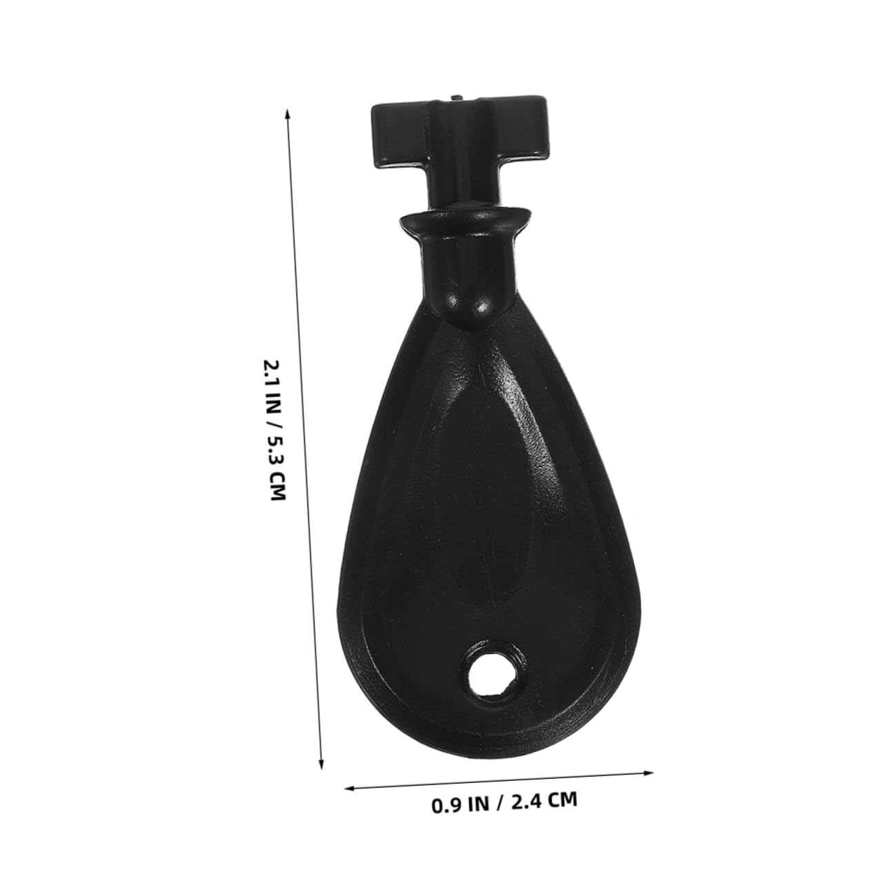 KICHOUSE 6 Pcs Tissue Box Key Replacement Black