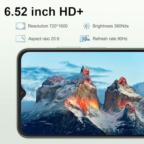 Blackview A52 Pro (12GB+128GB) Smartphone Ohne Vertrag, 5180mAh 90Hz/6.52" HD+ Handy günstig, 13MP+5MP Kamera, Octa-Core/Fingerabdruck/3,5 mm Jack/GPS/OTG Dual SIM 4G Simlockfreie Handys – Bild 3