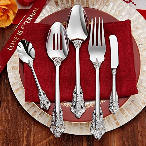 KEAWELL 5-Piece Stainless Steel Hostess Serving Set Dishwasher Safe Elegant Design