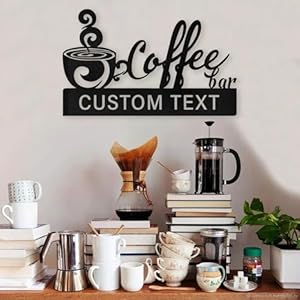   Personalized-Coffee-Bar-Metal-Sign-Wall-Decor-Custom-Coffee-Station-Letter-Sign-Black-Coffee-Cup-Wall-Decor-Metal-Coffee-Tea-Bar-Wall-Art-Wall-Art-Decoration-for-Kitchen-Farmhouse-Restaurants