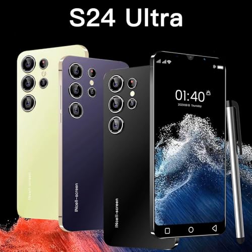 QrZrQ Günstige Smartphones, 5,0 Zoll, Dual-Kamera, Quad Core, ROM 16 GB 【Erweiterbar auf 128 GB】, Unterstützung GPS/WiFi/Bluetooth/FM, entsperrtes Telefon (S24Ultra-Purple) – Bild 5