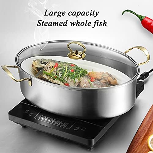 Stainless Steel Steamed Fish Pot for Roasting Cooking