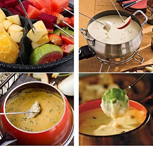 Stainless Steel Fondue Fork Set with Handle for Kitchen