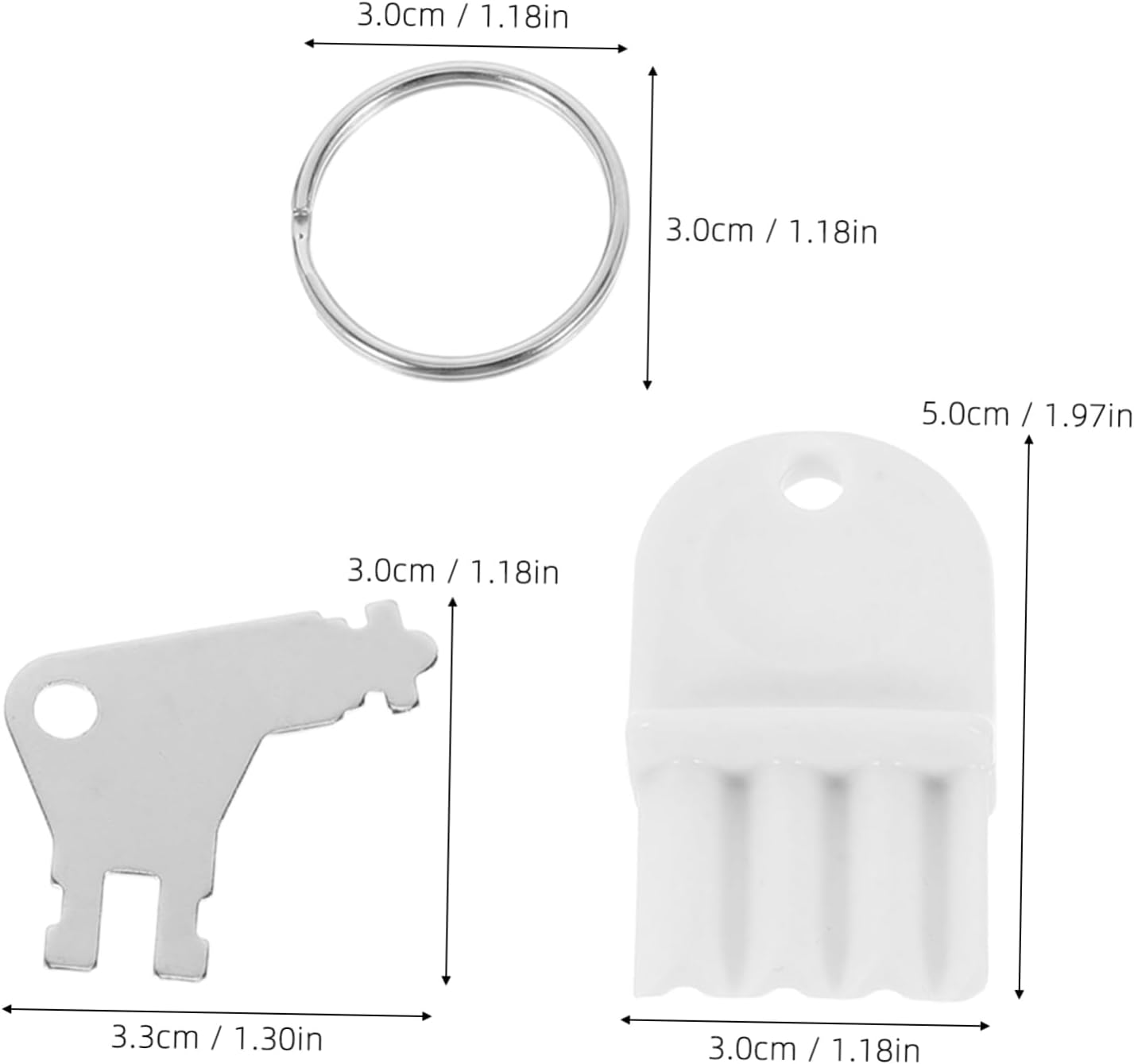 Iplusmile Towel Dispenser Key Set