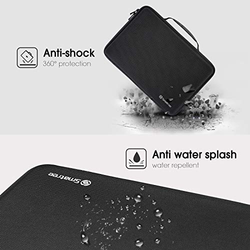Smatree 13,3Zoll Hartschalen Tragetasche Kompatibel für 13-14Zoll MacBook Pro 2023 2021/13,3 Zoll MacBook Air M2 M1 2022/ Surface Pro X/8/7/6/5 Tasche, Laptop Koffer, Schwarz – Bild 6
