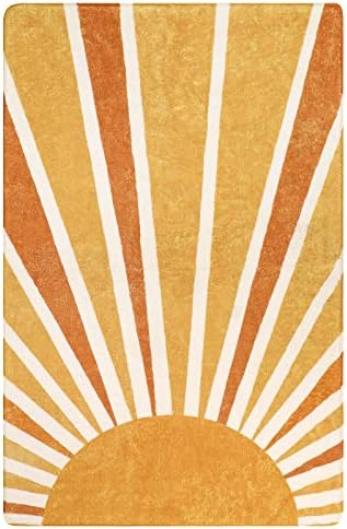 Lahome 4x6 Rainbow Sun Washable Area Rug