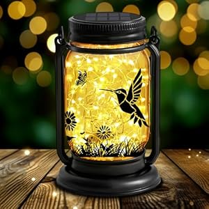 YJFWAL Hummingbird Solar Lanterns O...