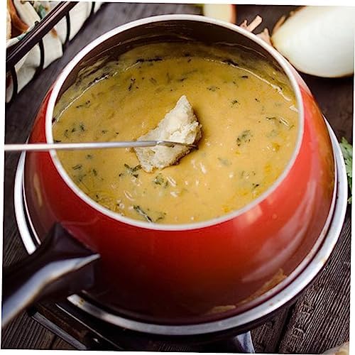 Stainless Steel Cheese Forks with Plastic Handle for Fondue Picnic Camping