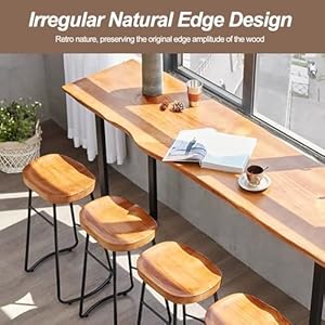   Bar-TableBar-Height-Pub-Table-with-Sturdy-Metal-FrameNarrow-High-Top-TableRectangular-High-Top-Kitchen-Dining-Counter-Tables-for-Bar-PubDining-RoomSmall-SpaceNarrow-Space-Wood