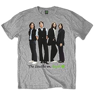 Rock Off officially licensed products The Beatles Iconic Colour Officiel T-Shirt Hommes Unisexe - Les Beatles, Paul McCartney, John Lennon, RIngo Starr, George Harrison