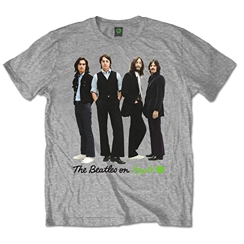 Rock Off officially licensed products The Beatles Iconic Colour Officiel T-Shirt Hommes Unisexe - Les Beatles, Paul McCartney, John Lennon, RIngo Starr, George Harrison Rock Off officially licensed products The Beatles Iconic Colour Officiel T-Shirt Hommes Unisexe