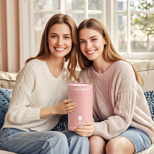 Personalized Gifts for Women, Monogrammed A-Z Wine Glass Customized Gift, Unique Christmas Birthday Gifts for Women Her Mom Friend Sister Wife Daughter Nurse (K) - Image 8