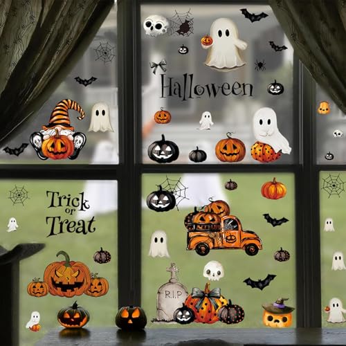 Halloween-Gespenst-Aufkleber, Halloween- -Spektral-Aufkleber, Halloween-Geister-Wandaufkleber, Halloween-Gastgeschenkaufkleber, Bastel-Aufkleber – Bild 5