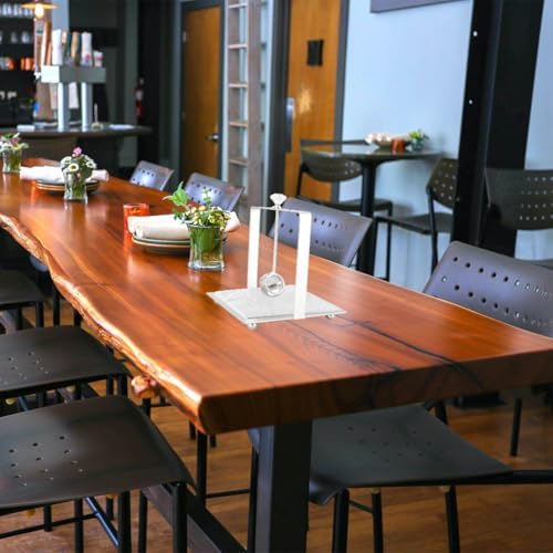 Perfect for Desktop Tabletop Square Metal Napkin Holder