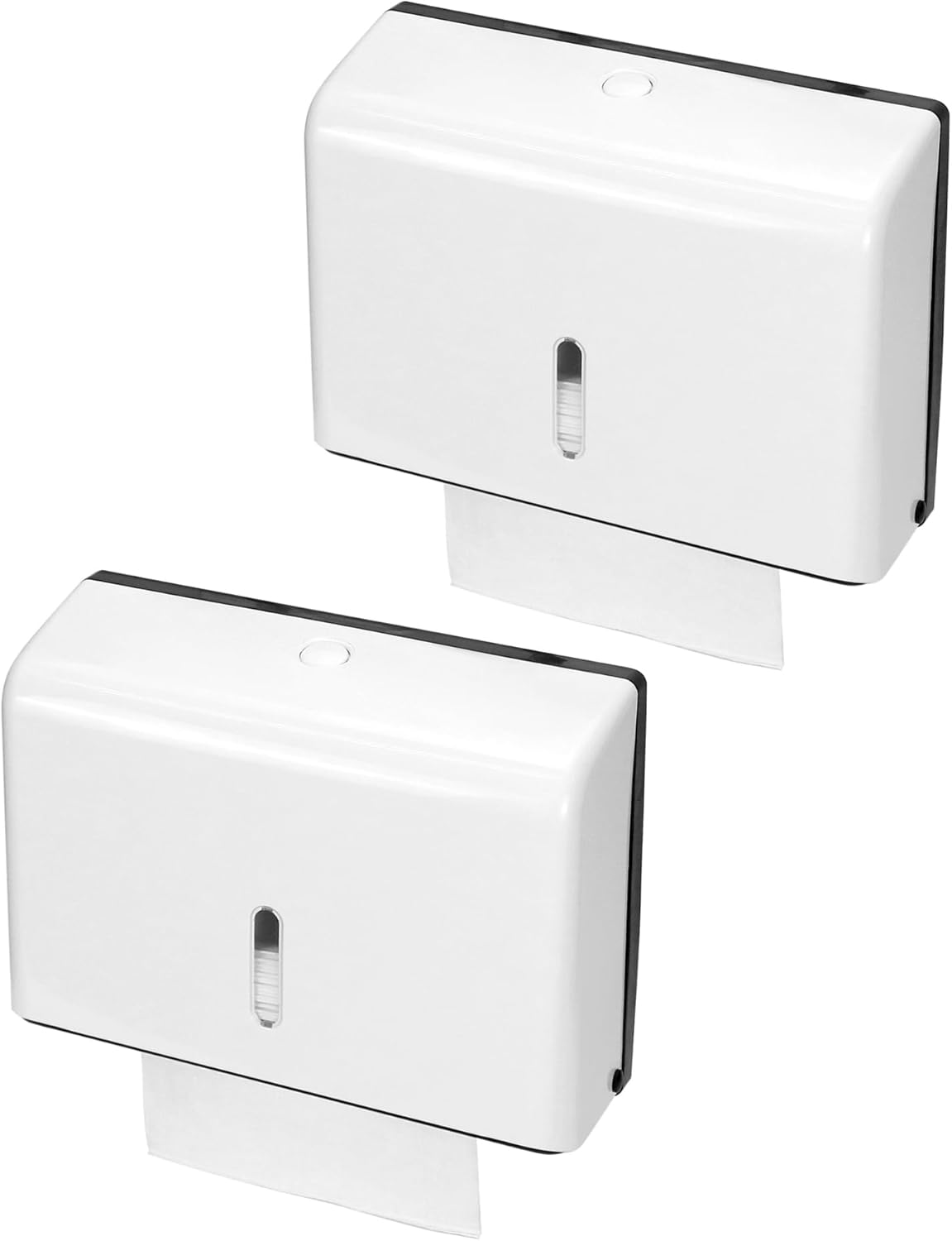 QWORK Wall-Mounted Paper Towel Dispenser Durable Multi-Fold Easy to Use