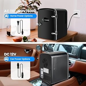   Simple-Deluxe-4L-Portable-Mini-Fridge-Warmer-and-Cooler-Six-12oz-Cans-Compact-Refrigerator-100-Freon-Free-Eco-Friendly-4-L-Black