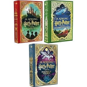 Harry Potter Minalima Illustrated Editions Set (3 Books)