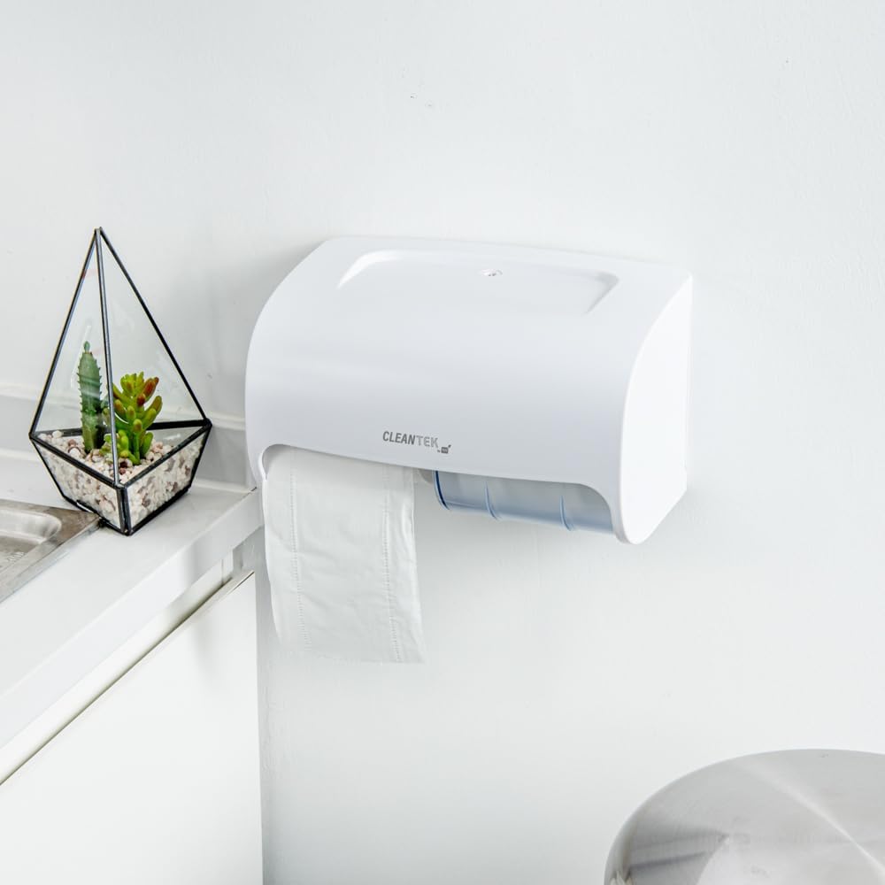 Restaurantware Clean Tek Professional 104x63x63 Commercial Toilet Paper Dispenser