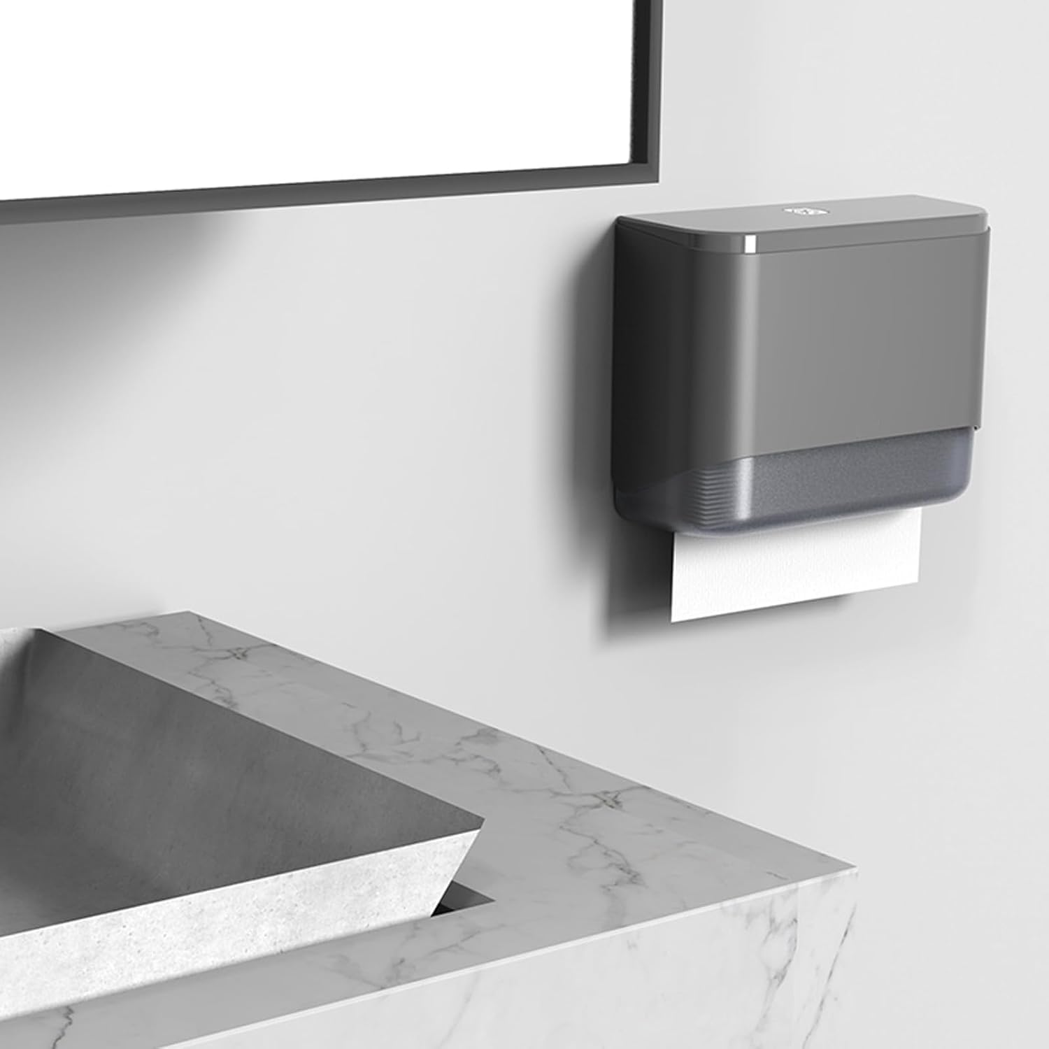 Bathroom Wall-Mounted Commercial Towel Dispenser with 200 Sheets