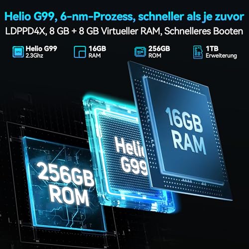 Blackview BV9300 Pro Outdoor Handy 16GB+256GB 120Hz 6.7" FHD+1.32" Zurück Dsiplay 15080mAh(33W) Outdoor Smartphone Ohne Vertrag Android 13, 64MP+32MP, Fingerabdruck, IP68 Wasserdicht, GPS, IP69K, NFC – Bild 4
