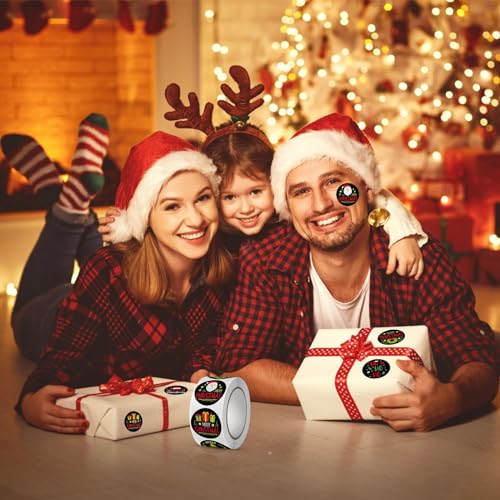 Gute Ntale Aufkleber Sticker, Rolle Winterthemen-Aufkleber Rolle, Ntale Geschenketikettenrolle, 500 Stück Ntalizi Aufkleber Runde Selbstklebende Aufkleber Nr – Bild 7
