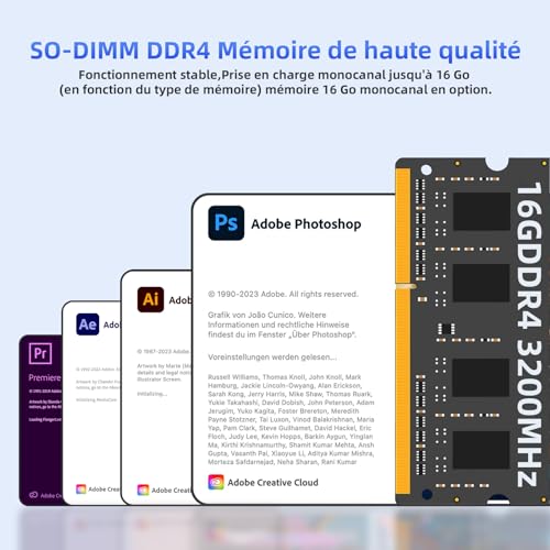 DreamQuest Mini PC Windows 11 Pro Intel N100 (bis zu 3,4 GHz) 16 GB RAM 512 GB SSD Micro Desktop Computer mit 4K HDMI, 2X Gigabit Ethernet/WiFi 5/BT4.2/USB3.2 für Business Office – Bild 6