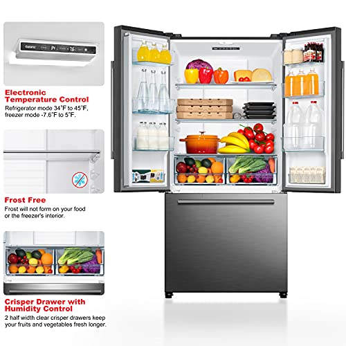 Galanzglr18fs5s16frenchdoorrefrigeratorwithinstalledicemakerandbottomfreezeradjustableelectricalthermostatcontrolfrostfreeenergystarcertifiedstainlesssteel18cuft Urban Country Home Decor Galanz glr18fs5s16 french door refrigerator with installed ice maker and bottom freezer adjustable electrical thermostat control frost free energy star certified stainless steel 18 cu ft urban country home decor