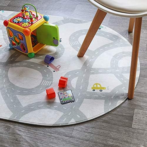 LIVEBOX Educational Road Traffic Kids Rug 4x6