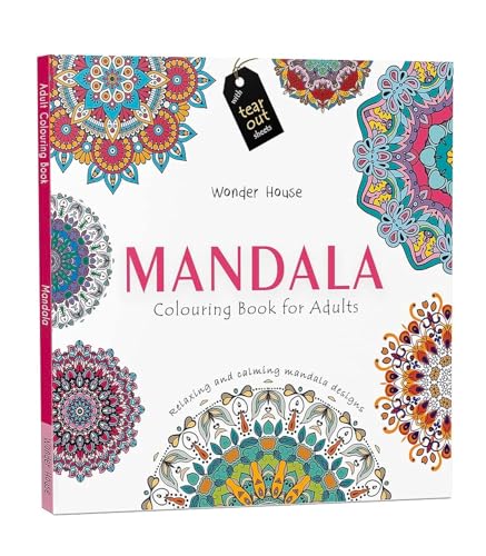 Mandala: Colouring Books for Adults with Tear Out Sheets (Adult Colouring Book) [Paperback] Wonder House Books Editorial